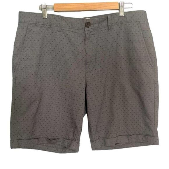 Penguin Men's Shorts Gray Pattern Chino Pockets Size 36 - Picture 1 of 10